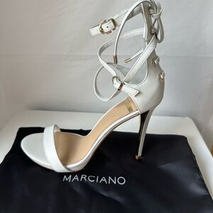 Marciano White Stiletto Heels Classic Pumps
